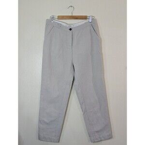 HUMANOID High Waist Pants Womens Size Medium Italian Fabric Beige Chino